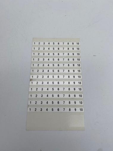 Klemnummer 1-10 