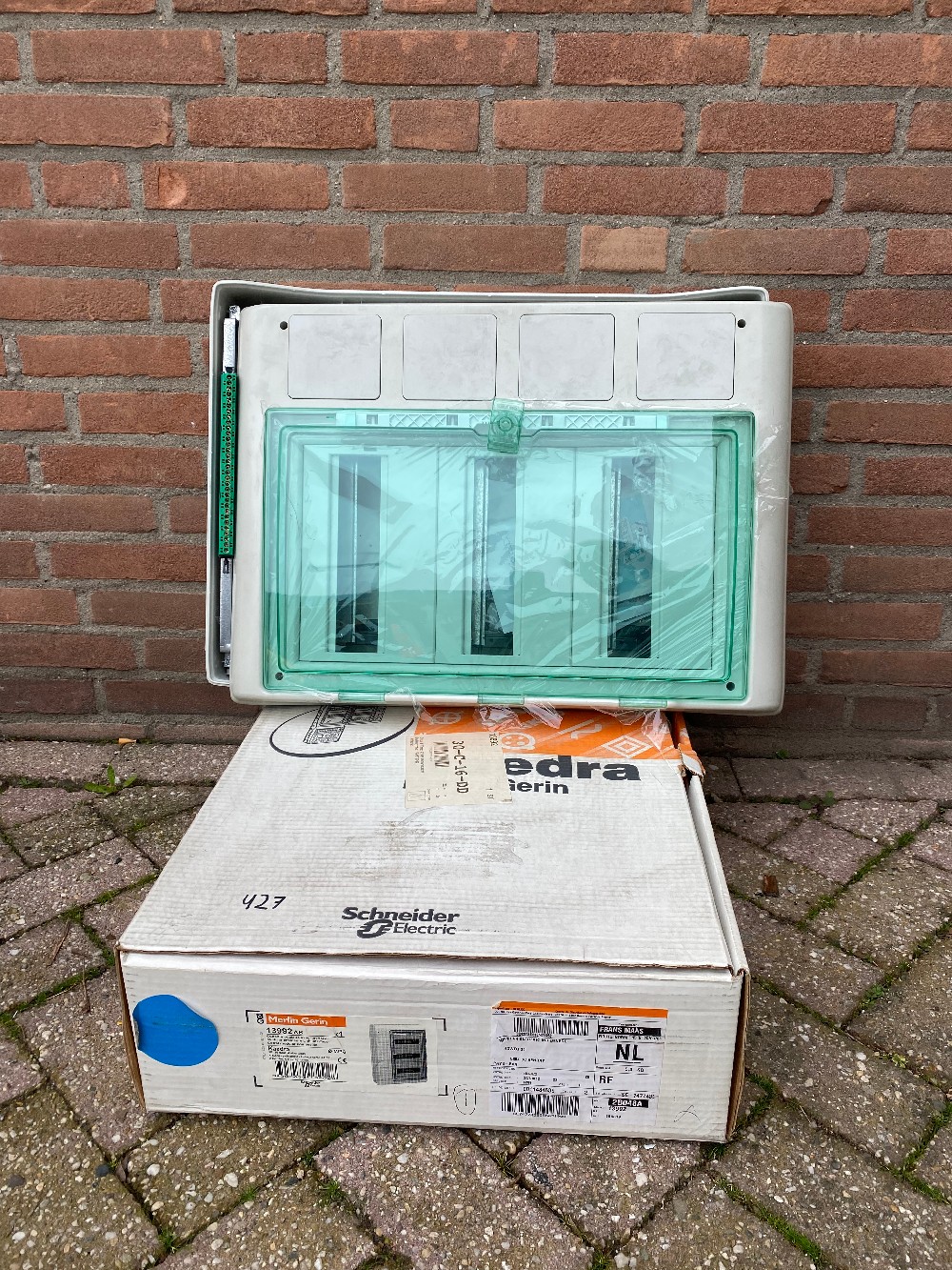 Installatiekast met interface